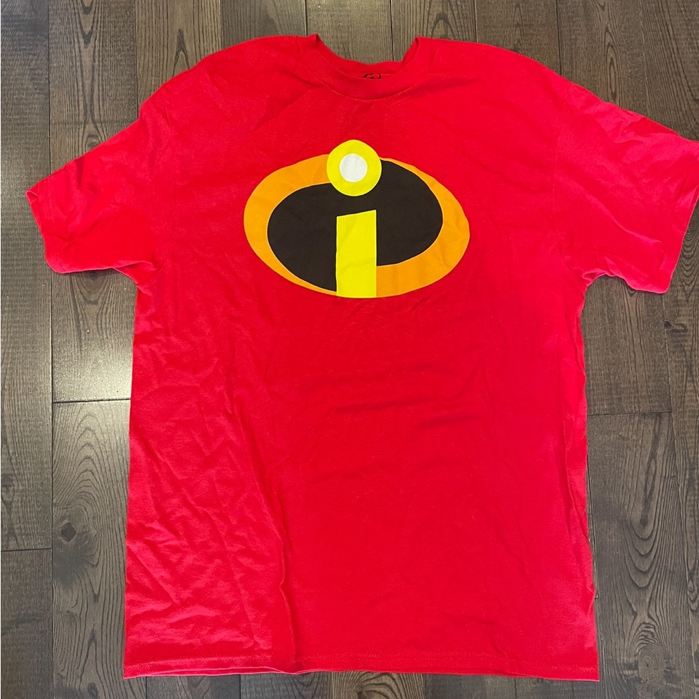 Disney Pixar The Incredibles Logo T shirt Large